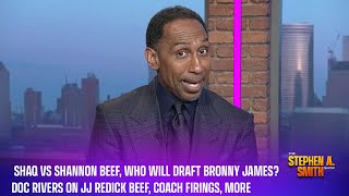 Shaq vs Shannon beef, who will draft Bronny James? Doc Rivers on JJ Redick beef, coach firings, more