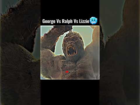 George Vs Ralph Vs Lizzie Final Battle Scene Rampage Movie Clips Scene #shorts #george