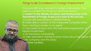 Foreign Employment