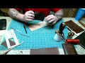 Making a Leather Passport Wallet