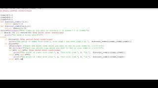 python program to demonstrate deeply nested conditionals