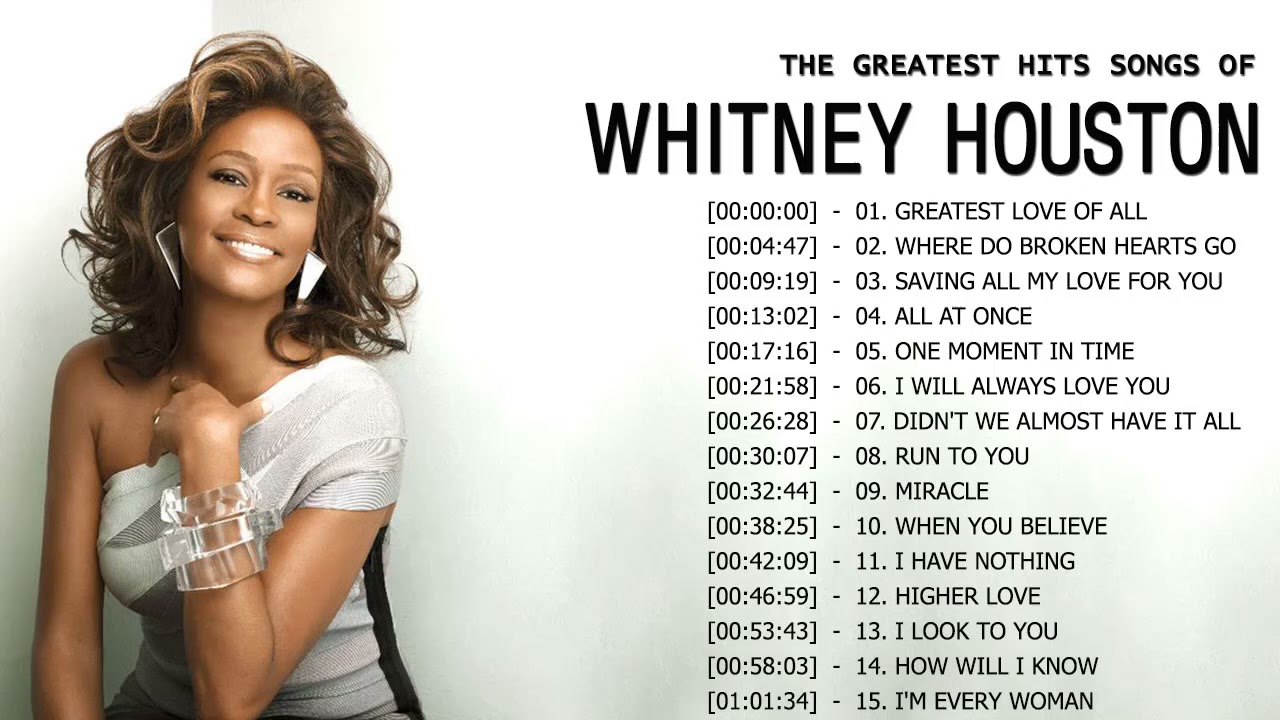 Whitney Houston Greatest Hits 2021 | The Very Best Songs Of Whitney ...