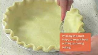 How to Make a Fluted Pie Crust