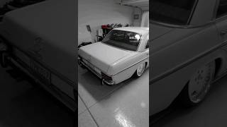 Old bagged Mercedes W114. Are you guys ready to see the RHD W115 get bagged?