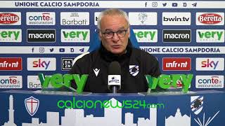Conferenza stampa Ranieri pre Benevento-Sampdoria