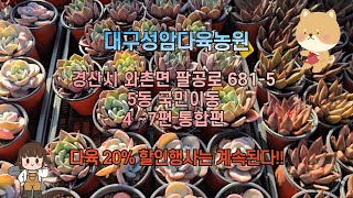 대구성암다육농원  5동 국민이동  -  4 ~7편 통합편