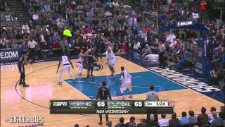 Anthony Davis & Jrue Holiday Highlights at Mavericks 2014 12 10   61 Pts Total!