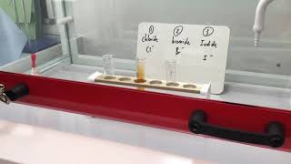 Reaction of halides with sulfuric acid