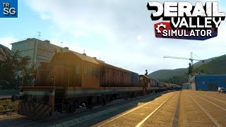 Derail Valley - Hauling 2300 tons of Gasoline, Diesel and Argon with 2 DE6 and DE6 Slug, Part 1! #59