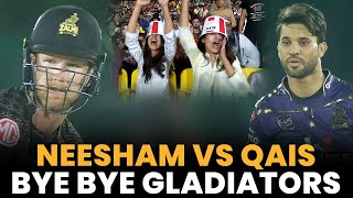 James Neesham vs Qais Ahmad | Bye Bye Gladiators | Quetta vs Peshawar | Match 9 | HBL PSL 8 | MI2A