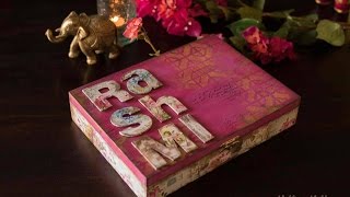 Personalized  Decoupage box