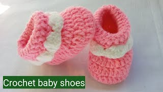 Very Easy Crochet Baby Shoes / Crochet Shoes / কুশিকাটার বাচ্চাদের জুত/ কুশিকাটার জুতার ডিজাইন