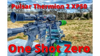 How to Sight in the Pulsar Thermion 2 XP50