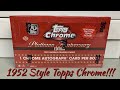 2021 Topps Chrome Platinum Anniversary Edition Baseball Card Hobby Box Break