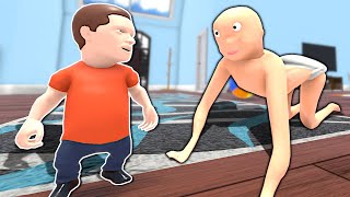 Baby Grows Up \u0026 Torments his Dad! - Who's Your Daddy 2 Multiplayer