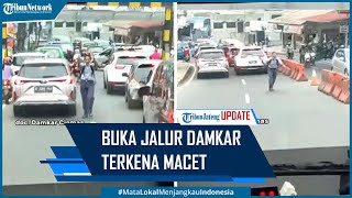 Viral Aksi Heroik Siswa SMP Buka Jalur Damkar Terkena Macet