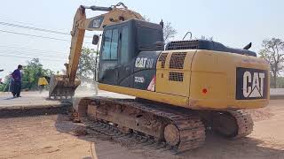 CAT 320D2 เจอของจริง แข็งสุดๆเจาะถนนลาดยาง ชมไป บ่นไป excavator EP.9264