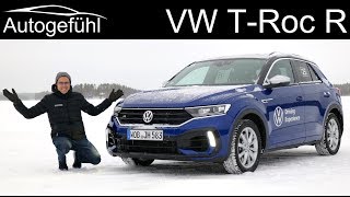 VW T-Roc R FULL REVIEW - faster than the Golf R in Rallye conditions? - Autogefühl