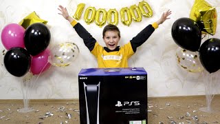 PlayStation 5 на 1 миллион для Тимы! Распаковка и ОБЗОР Плейстешн 5