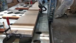 Slab edge profiling with Achilli TOP machine