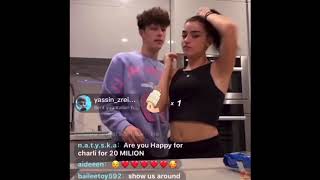 Tayler holder and dixie d’amelio flirting on live 🥰