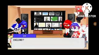 Countryhumans react to "US history according to americans"