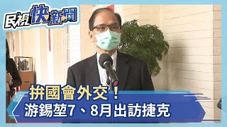 拚國會外交！游錫堃7、8月出訪捷克－民視新聞