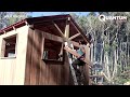 Man Spends 100 DAYS Building Wood CABIN in Volcanic Island  START TO FINISH by @WildGnomos