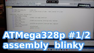Assembly ATMega328P #1/2 blinky