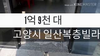 (완료) 단독야외테라스 있는 고양시 일산 복층빌라 1억 9천 대 분양 가격