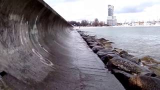 Gdynia - plaża, falochron