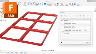 Parametric Gridfinity Base in Fusion360