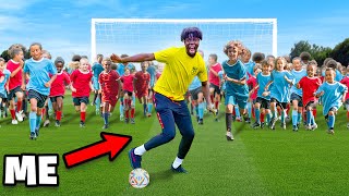 Can I Survive A Football Match vs 100 Kids?