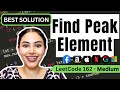 Find Peak Element - LeetCode 162 - Python #leetcode #binarysearch