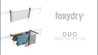 How to Install Your Foxydry Duo Balcony Clothes Drying Rack – Quick \u0026 Easy!