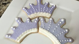 Easy Princess Crown Cookies (How To)