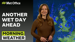 28/01/2025 –Cloudy and wet – Morning Weather Forecast UK – Met Office Weather