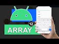 String Array Android Studio - Android tutorials # 12