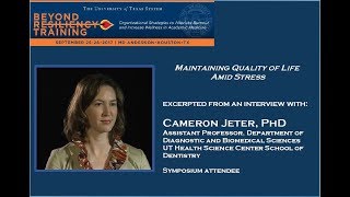 Cameron Jeter, Phd, discusses \