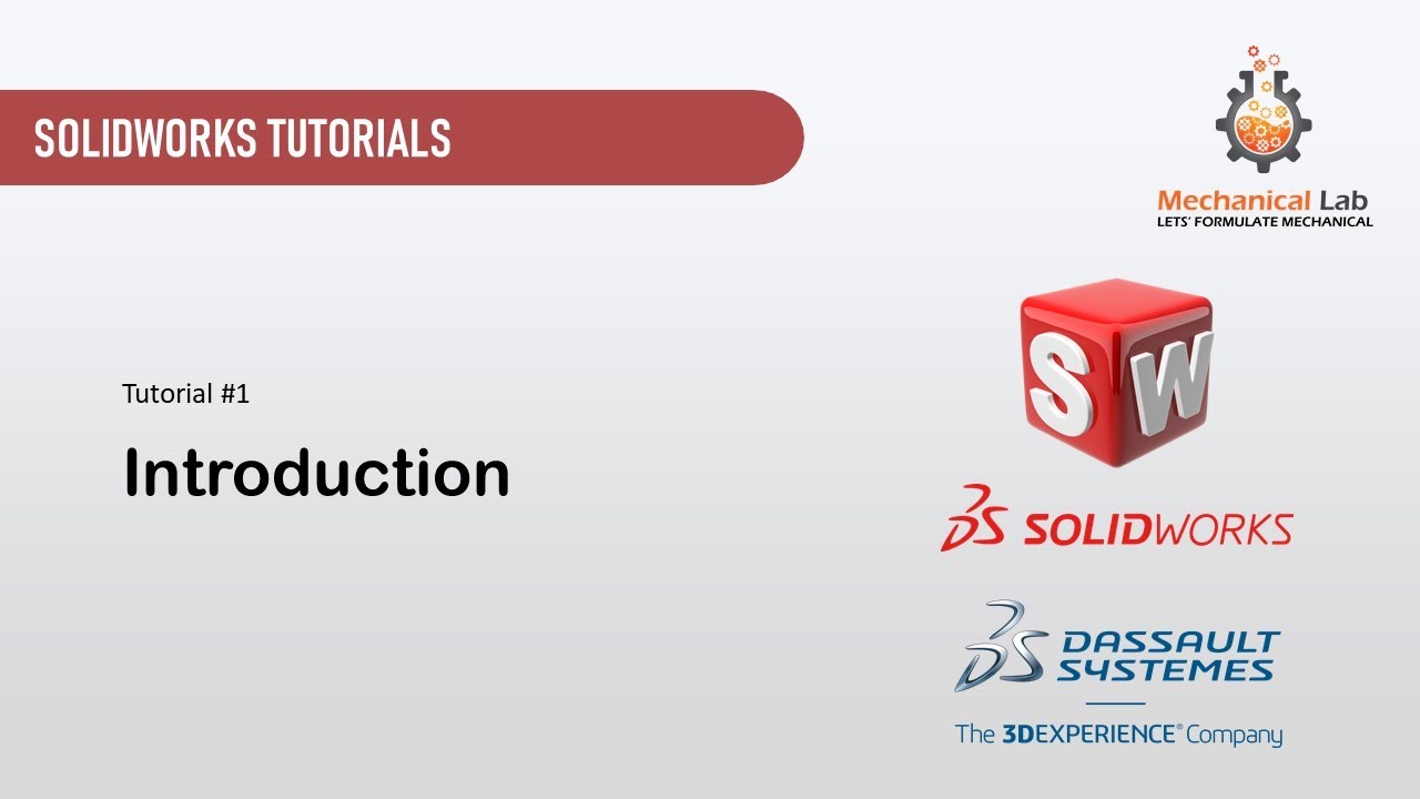 Solidworks Tutorials Part 01 Introduction Youtube