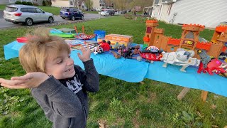 Toy Hunting at the Community Yard Sales