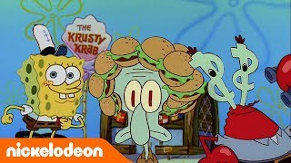 SpongeBob Schwammkopf | Krabbenburger-Momente 🍔| Nickelodeon Deutschland