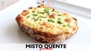 Misto Quente Gratinado em 15 segundos