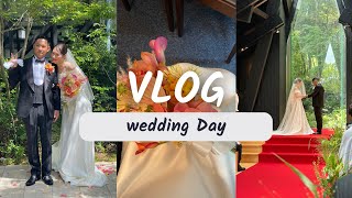 【結婚式VLOG】当日の私たちをすべてお見せます。