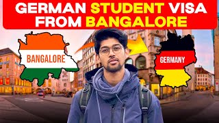 GETTING STUDENT VISA FOR GERMANY 🇩🇪 FROM VFS BENGALURU