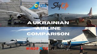 UIA vs. SkyUp vs. Windrose vs. Motor Sich: A Ukrainian Airline Comparison