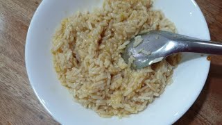 超简单又省时的 - 麻油鸡蛋饭  Sesame Oil and Egg Rice