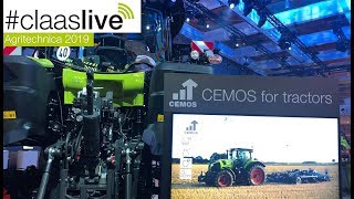 #claaslive | CEMOS for tractors at the Agritechnica 2019.