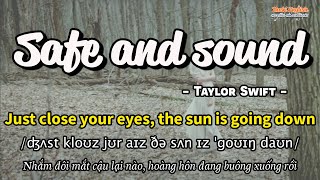 Học tiếng Anh qua bài hát - SAFE AND SOUND - (Lyrics+Kara+Vietsub) - Thaki English