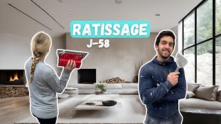 FIN DES ENDUITS - Ratissages totals - VLOG Rénovation Hangar #60